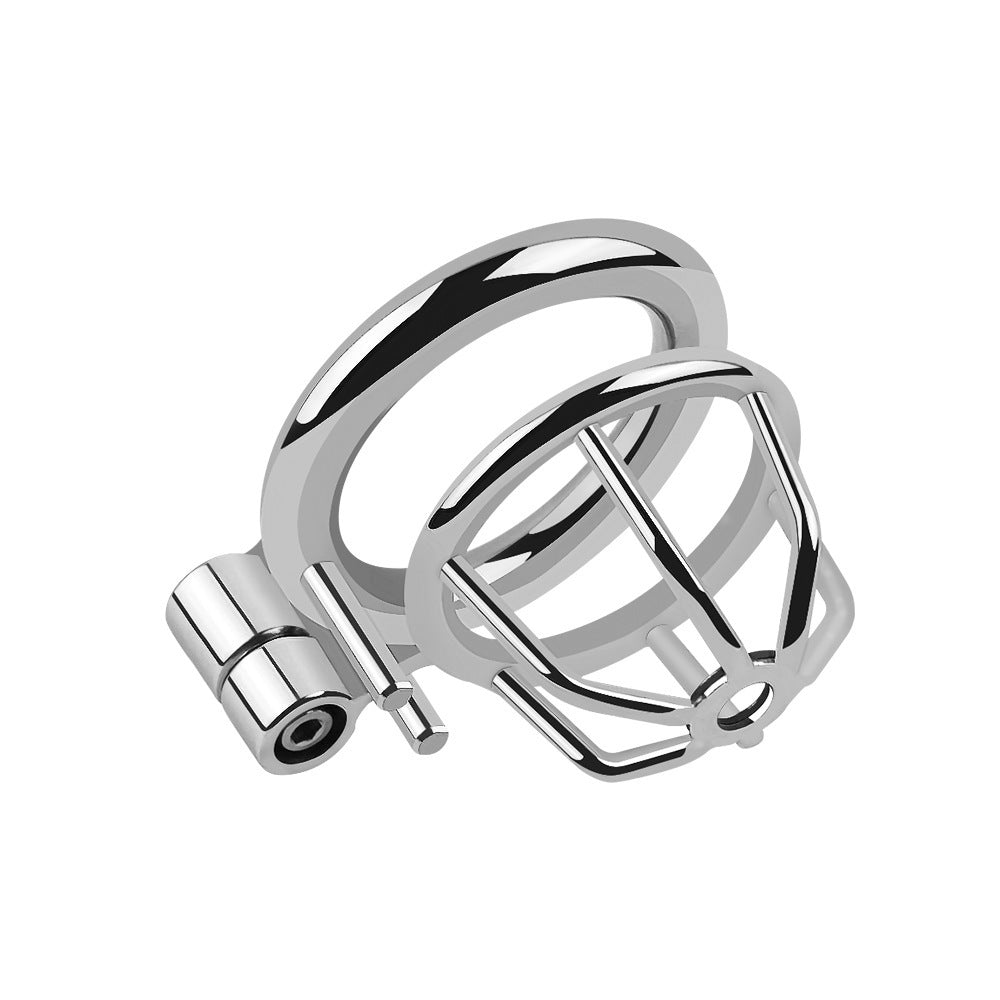 Men’s Stainless Steel Chastity Lock Ring – BDSM & Bondage Toy