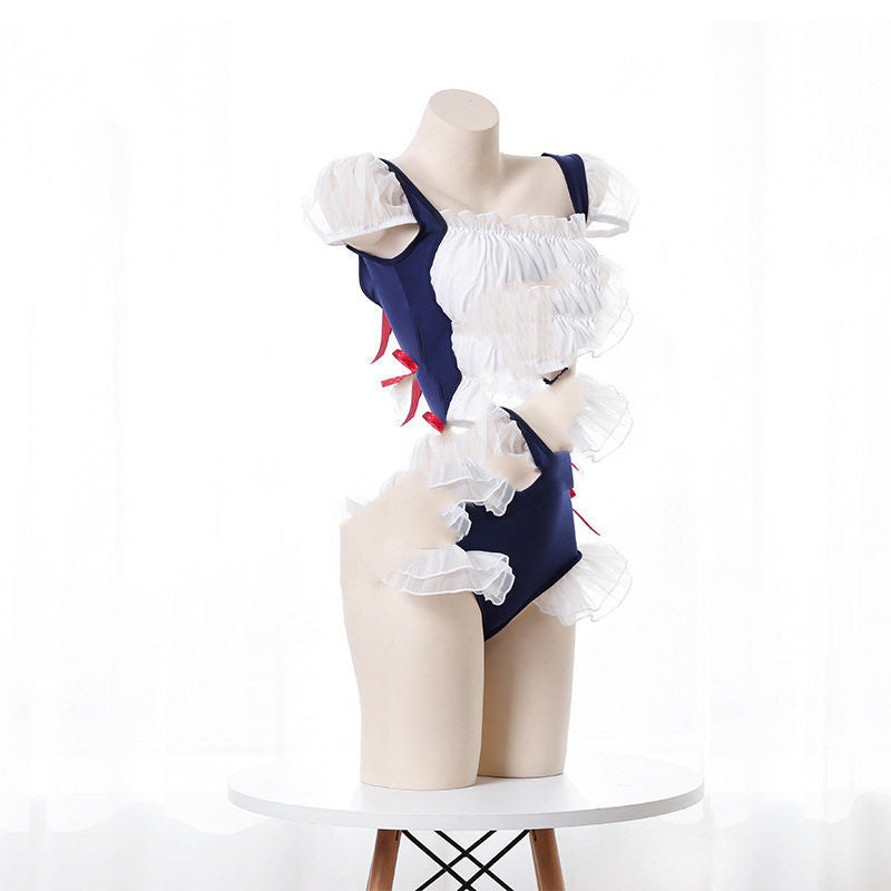 Lotus Leaf Lace Bodysuit – Tempting One-Piece Lingerie