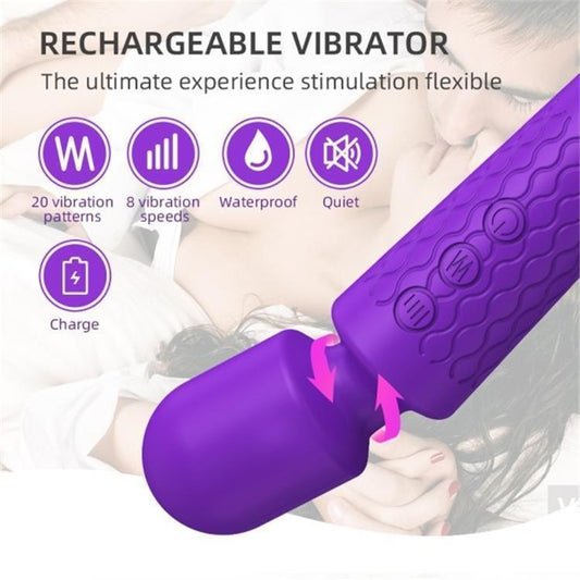 18-Speed Magic Wand Vibrator for Women