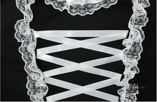 Cute Lace Maid Lingerie Set – Bra & Outfit