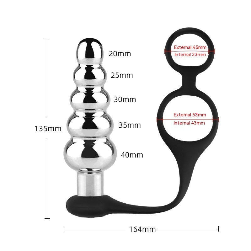 Remote Control Vibrating Metal Butt Plug – Unisex Pleasure Toy