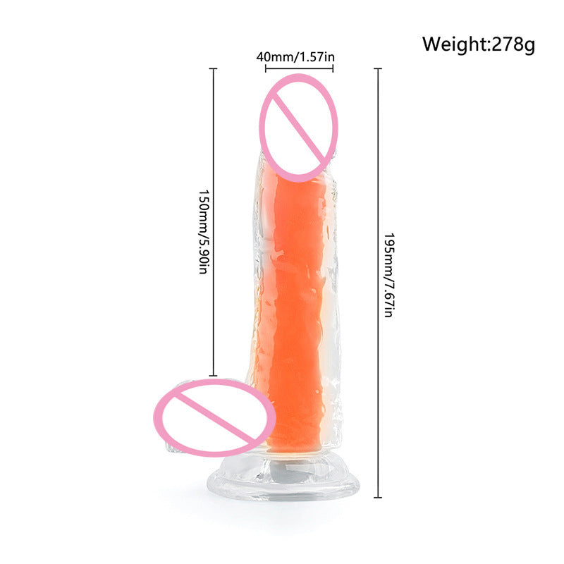 Fluorescent Two-color Dildo For Women