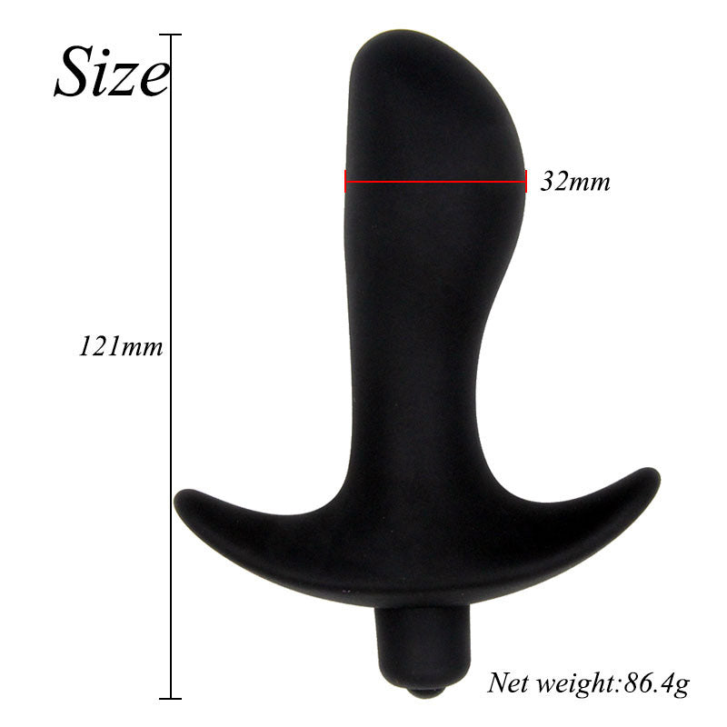 10-Speed Vibrating Dildo Plug for Women
