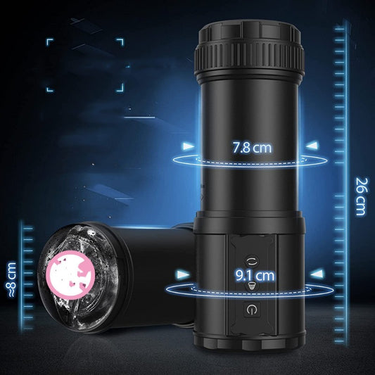 Fully Automatic Rotating & Sucking Male Masturbator – Hands-Free Pleasure Cup