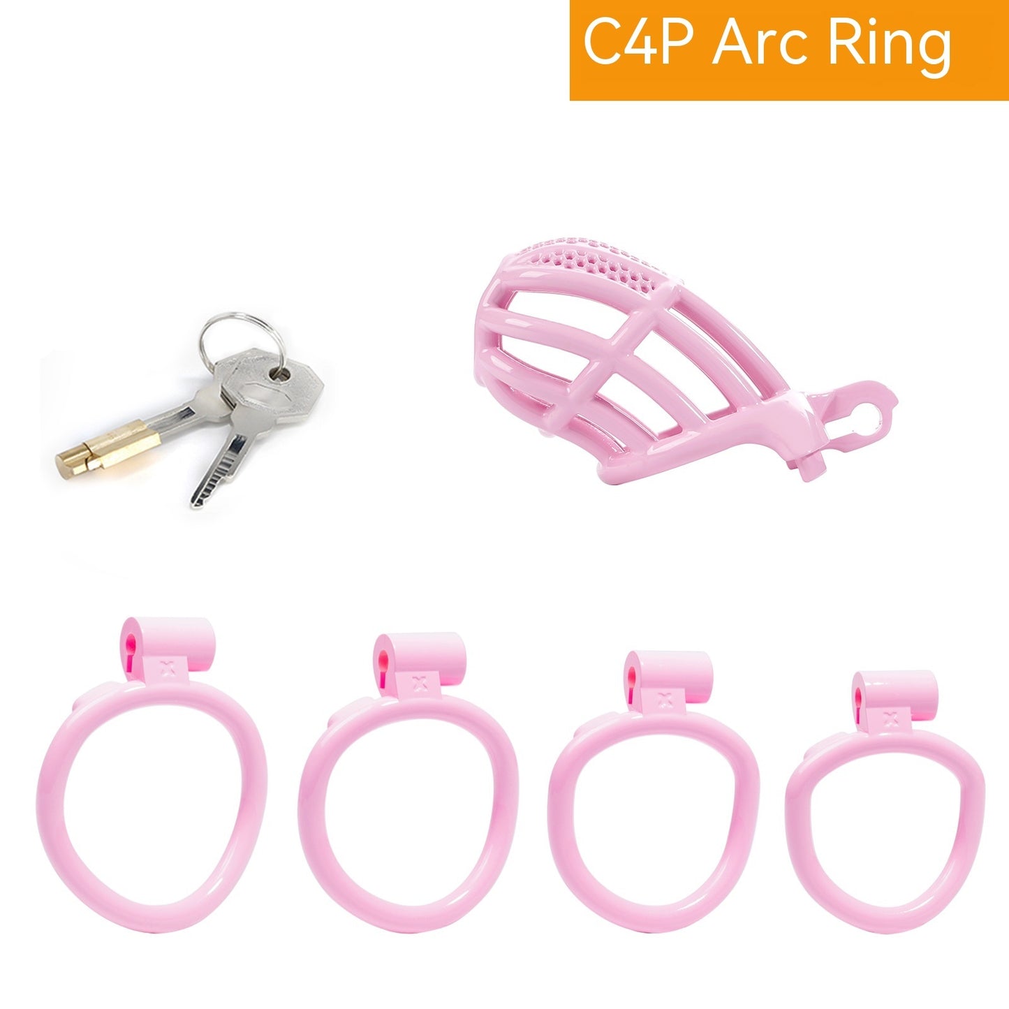 Male CB Lock Chastity Device – Adjustable Chastity Ring Toy with Secure Lock