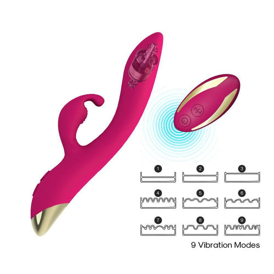 Silicone Rechargeable G-Spot Vibrating Wand – Intimate Toy for Women & Adults