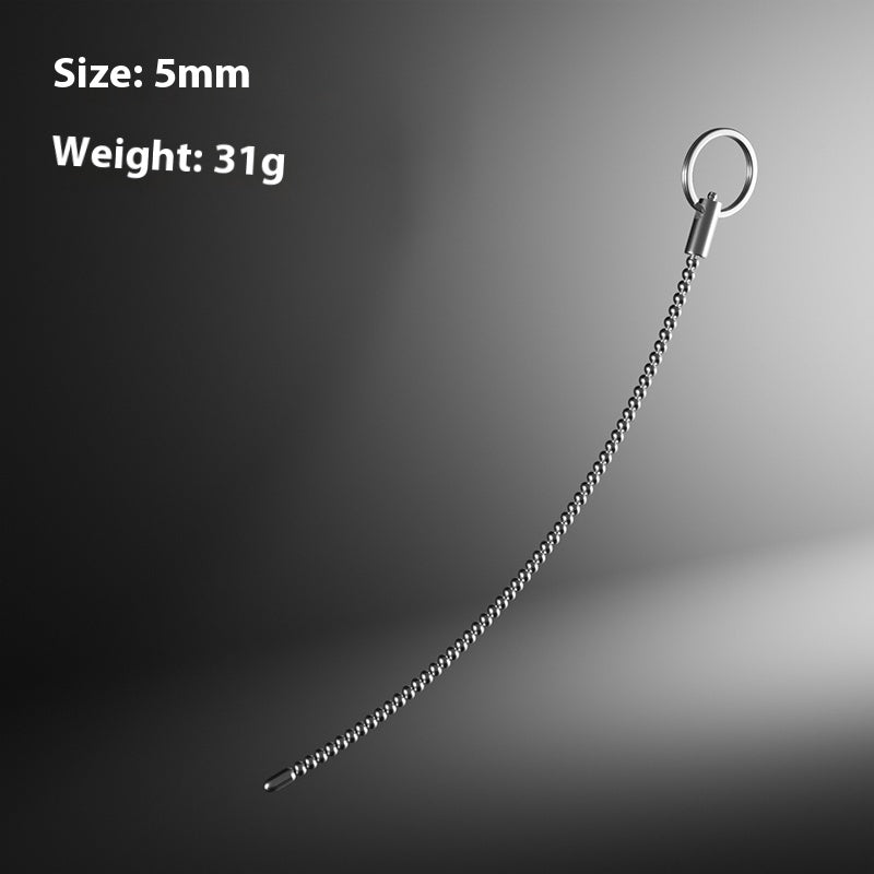 Stainless Steel Beaded Electric Urethral – Male Urethral Expansion Toy