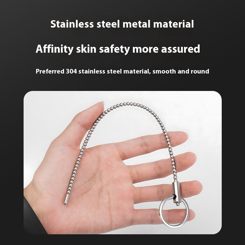 Stainless Steel Beaded Electric Urethral – Male Urethral Expansion Toy