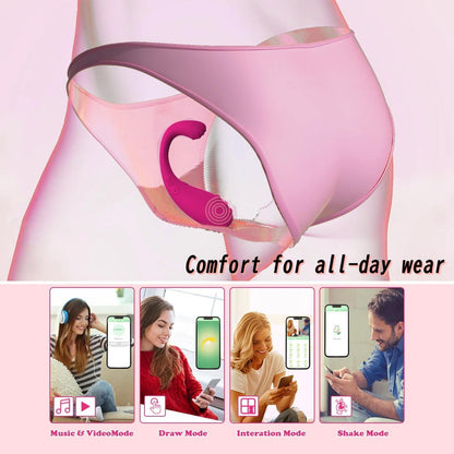 9-Speed App-Controlled Wearable Vibrator – G-Spot Egg Massager for Women & Couples
