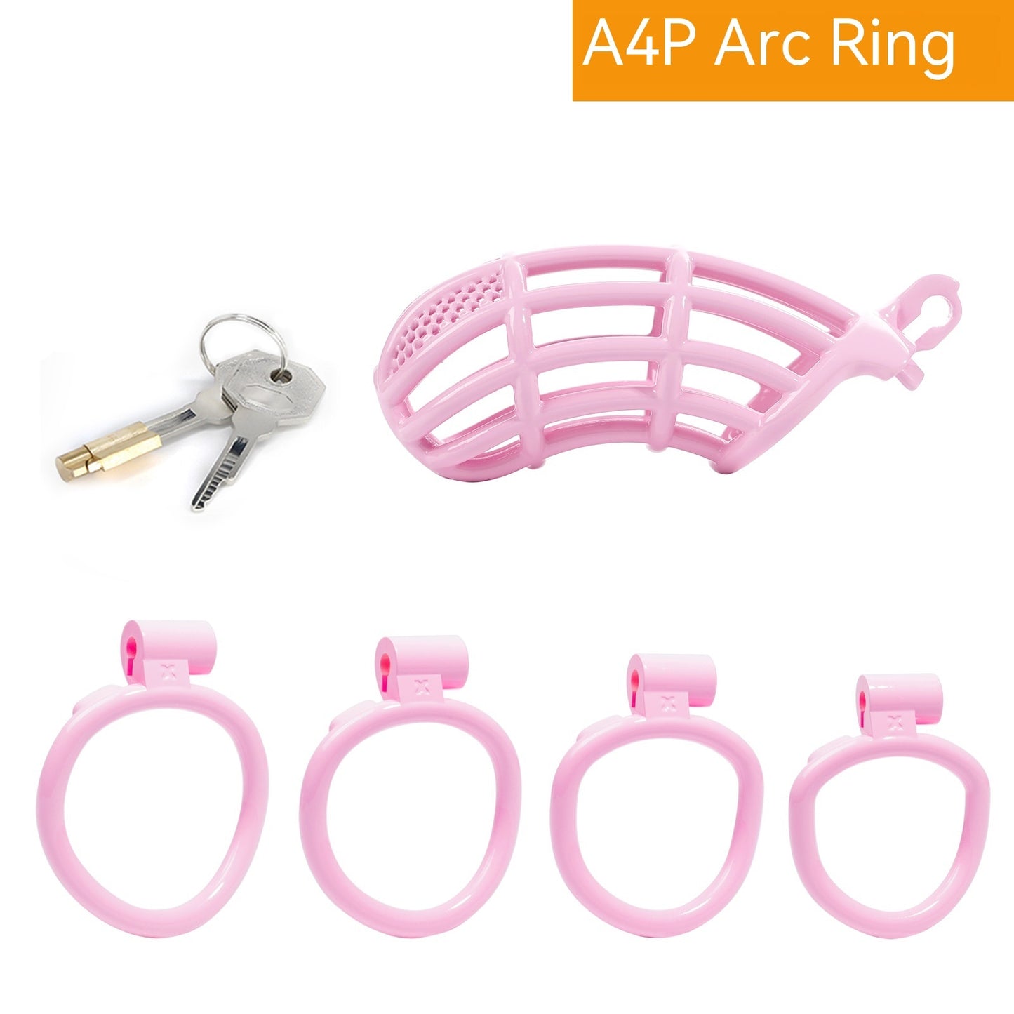 Male CB Lock Chastity Device – Adjustable Chastity Ring Toy with Secure Lock