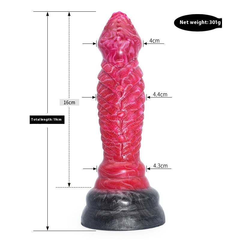 Colorful Animal-Inspired Dildo – Irregular Penis Masturbator & Anal Plug