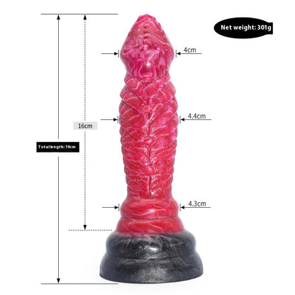 Colorful Animal-Inspired Dildo – Irregular Penis Masturbator & Anal Plug