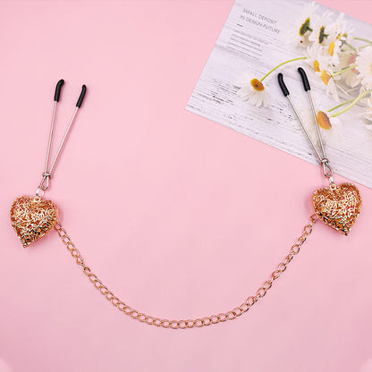 ove Chain Plug with Clamps & Bell – Sensual Toy for Women