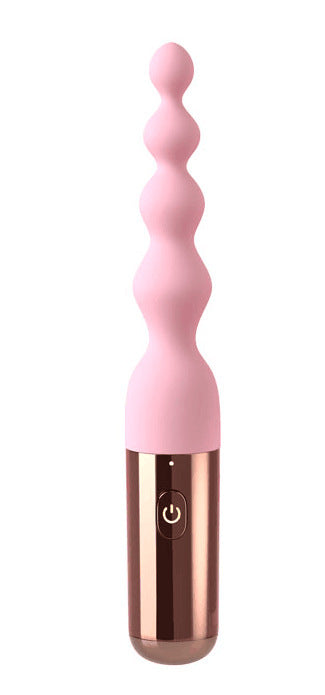 Silicone Vibrating Anal Beads – Pleasure Dildo Vibrator for Women