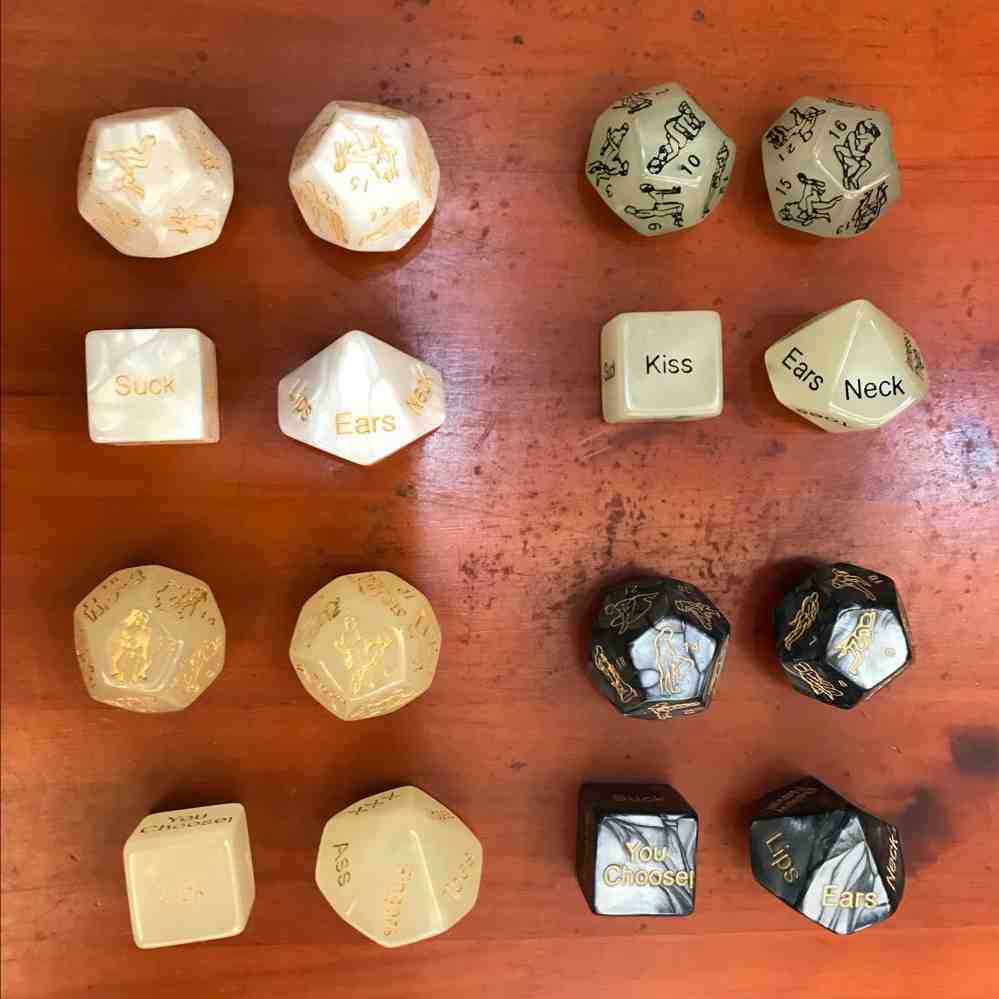 Flirty English Dice – Erotic Fun Game for Couples