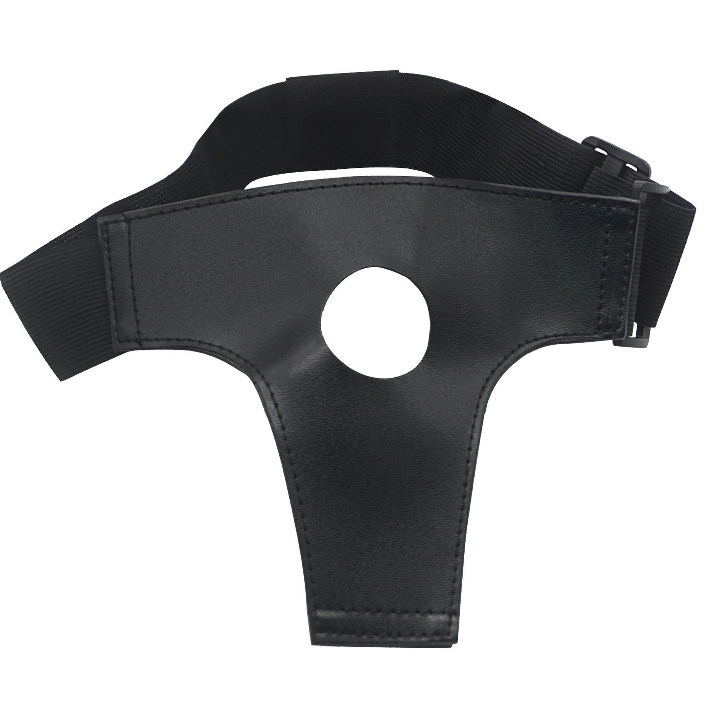 Strap-On Sling Panties with Leather Harness