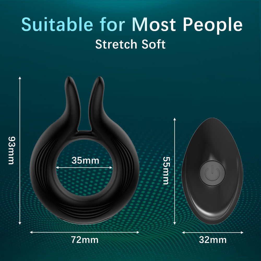 Silicone Ring with Multiple Modes – Men’s Stimulation & Delay Device