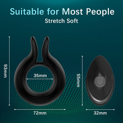 Silicone Ring with Multiple Modes – Men’s Stimulation & Delay Device