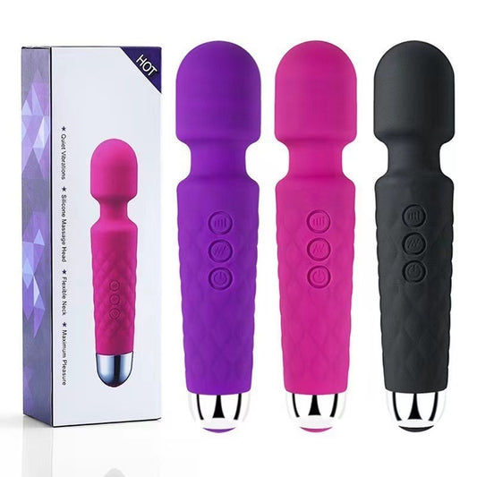 18-Speed Magic Wand Vibrator for Women
