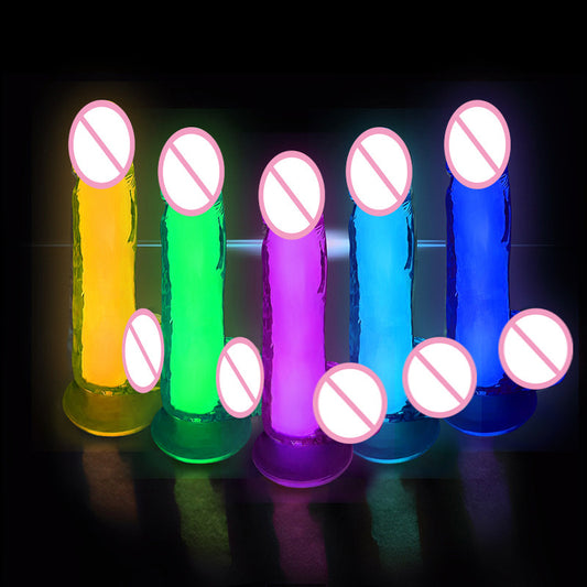 Fluorescent Two-color Dildo For Women