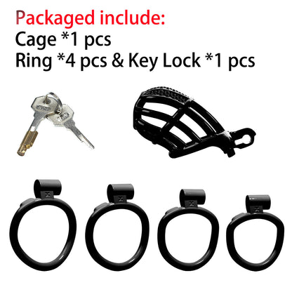 Male CB Lock Chastity Device – Adjustable Chastity Ring Toy with Secure Lock