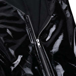 Black Latex Bodysuit with Adjustable Harness – Women’s Fetish Lingerie