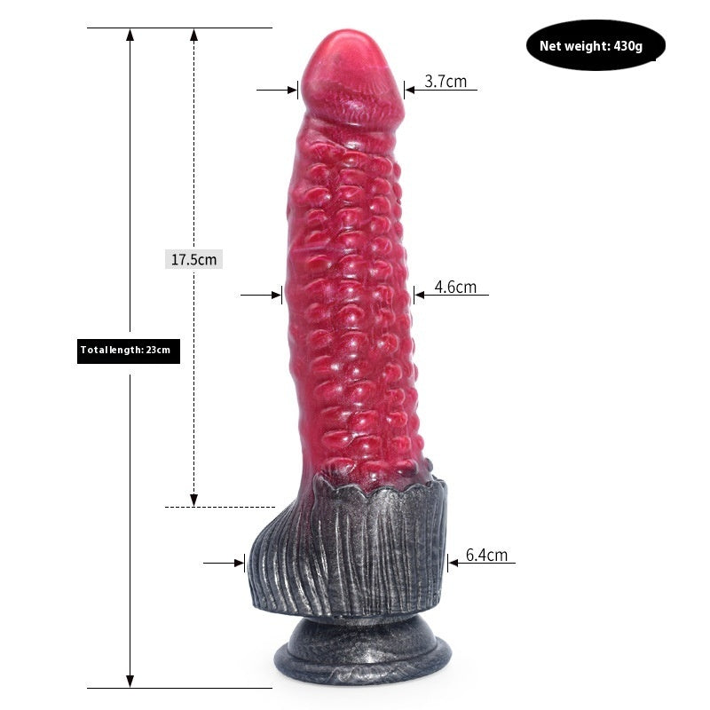 Colorful Animal-Inspired Dildo – Irregular Penis Masturbator & Anal Plug