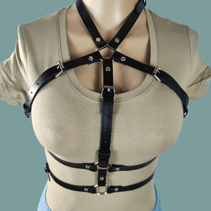 Women’s Bondage Harness Lingerie Set