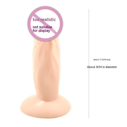 Flesh-Colored Vibrating Dildo with Love Eggs – Intimate Toy for Women