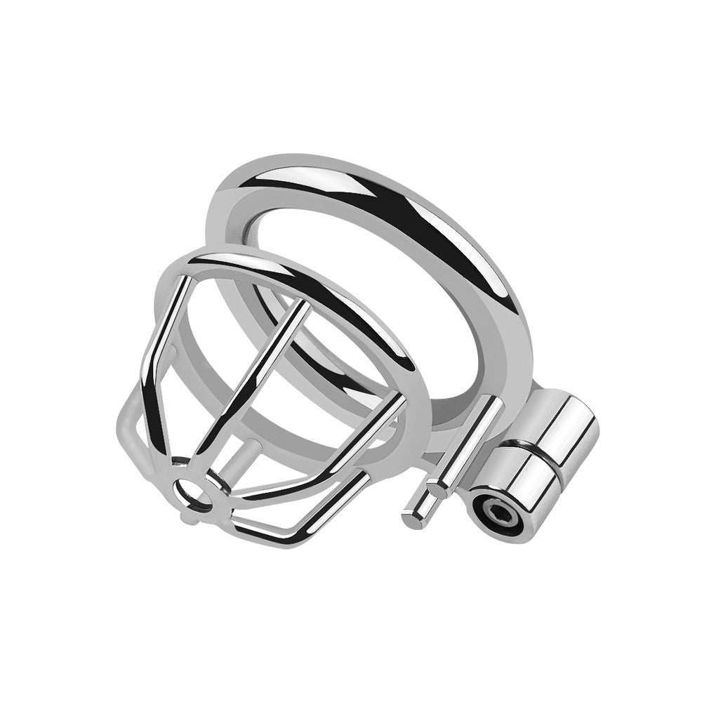 Men’s Stainless Steel Chastity Lock Ring – BDSM & Bondage Toy