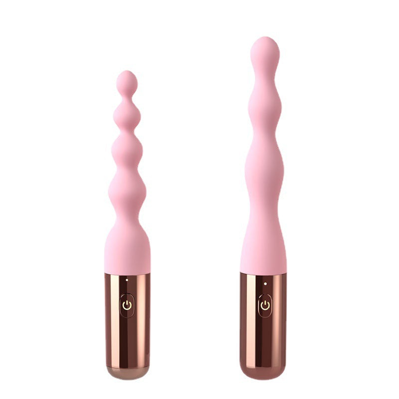 Silicone Vibrating Anal Beads – Pleasure Dildo Vibrator for Women
