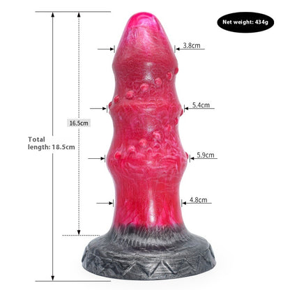 Colorful Animal-Inspired Dildo – Irregular Penis Masturbator & Anal Plug