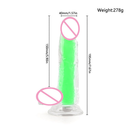 Fluorescent Two-color Dildo For Women