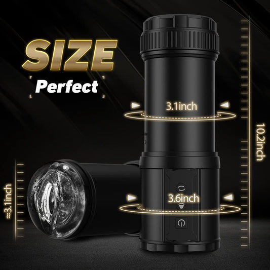 Fully Automatic Rotating & Sucking Male Masturbator – Hands-Free Pleasure Cup