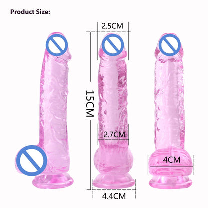 Realistic Women’s Dildo – Simulated Masturbation Toy for Adults
