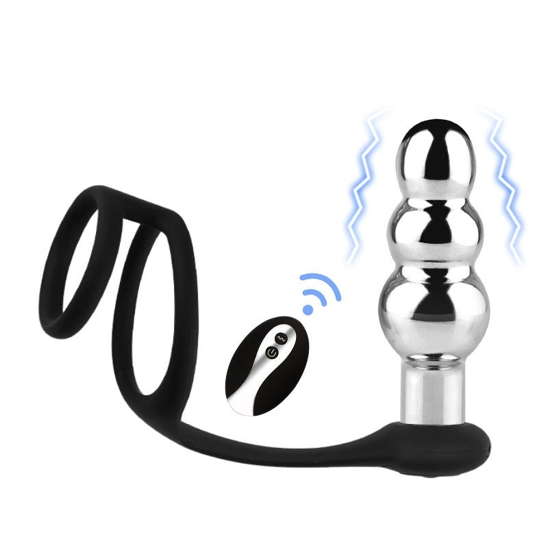 Remote Control Vibrating Metal Butt Plug – Unisex Pleasure Toy