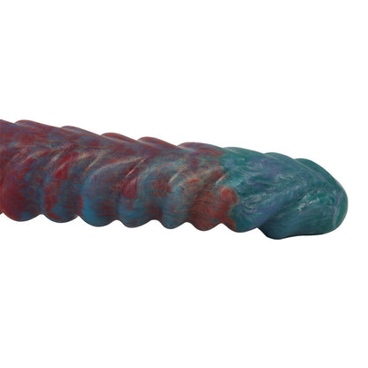 Double Head Dildo with Fishbone Texture – Colorful Butt Plug for Women