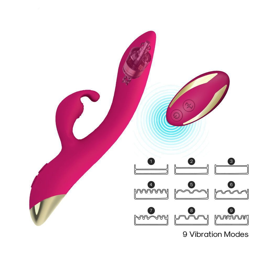Silicone Rechargeable G-Spot Vibrating Wand – Intimate Toy for Women & Adults