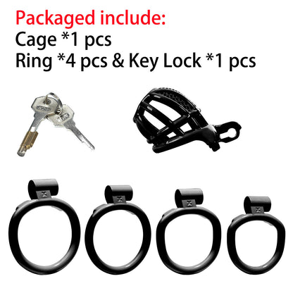 Male CB Lock Chastity Device – Adjustable Chastity Ring Toy with Secure Lock