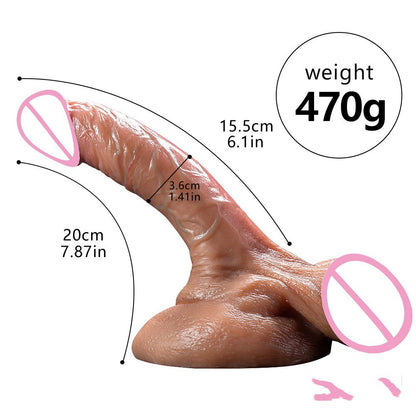 Soft Silicone Dildo & Eggs – Female Pleasure Toy