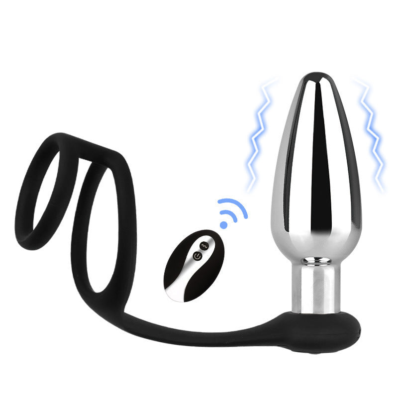 Remote Control Vibrating Metal Butt Plug – Unisex Pleasure Toy