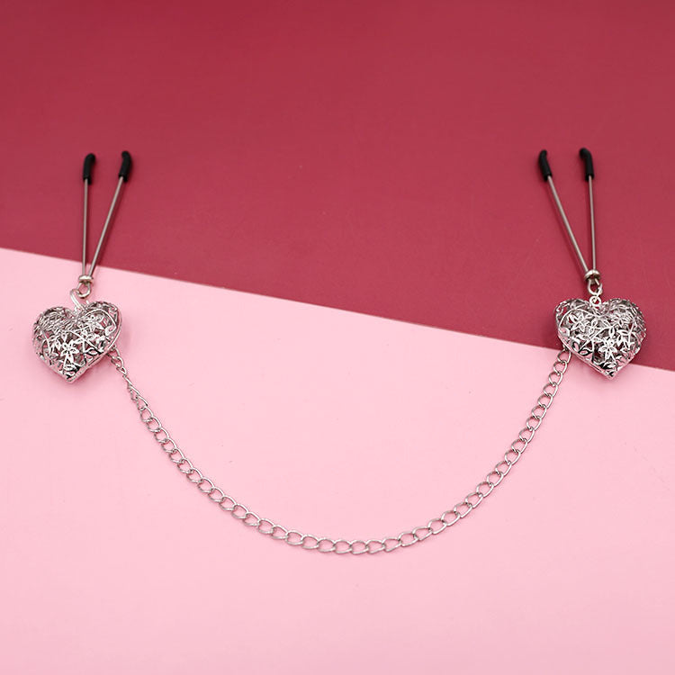 ove Chain Plug with Clamps & Bell – Sensual Toy for Women