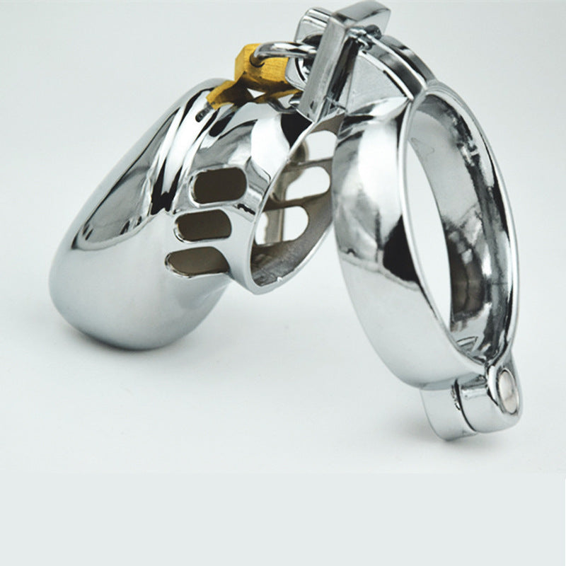 Metal Male Chastity Device Toy – Stainless Steel Chastity Cage with Lock