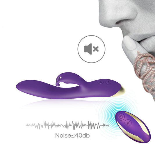 Silicone Rechargeable G-Spot Vibrating Wand – Intimate Toy for Women & Adults