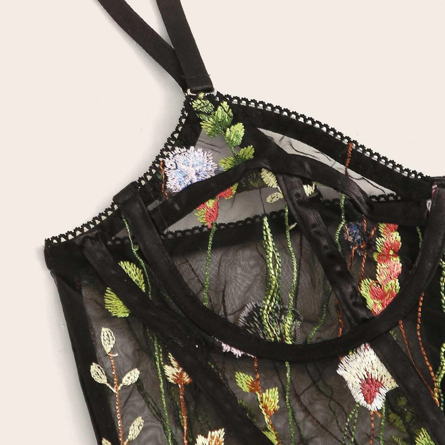 Transparent Sexy Bellyband – Seductive Sheer Lingerie for Women