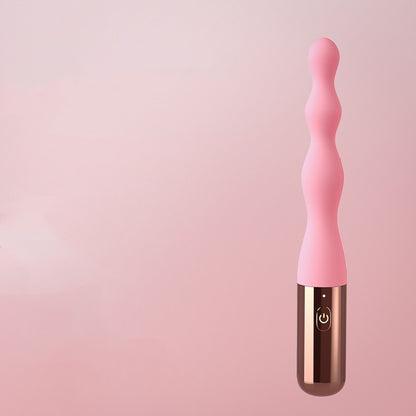 Silicone Vibrating Anal Beads – Pleasure Dildo Vibrator for Women