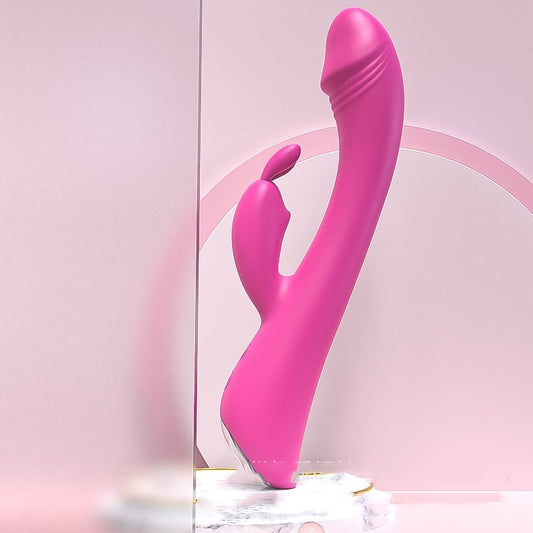 Rose Red Vibrating Spear – Intimate Toy for Women
