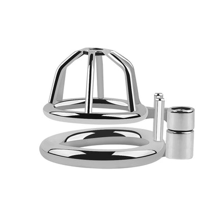 Men’s Stainless Steel Chastity Lock Ring – BDSM & Bondage Toy