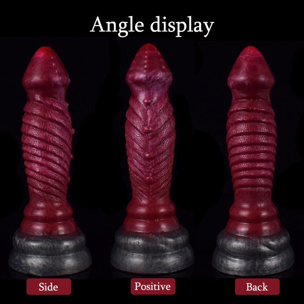 Colorful Animal-Inspired Dildo – Irregular Penis Masturbator & Anal Plug