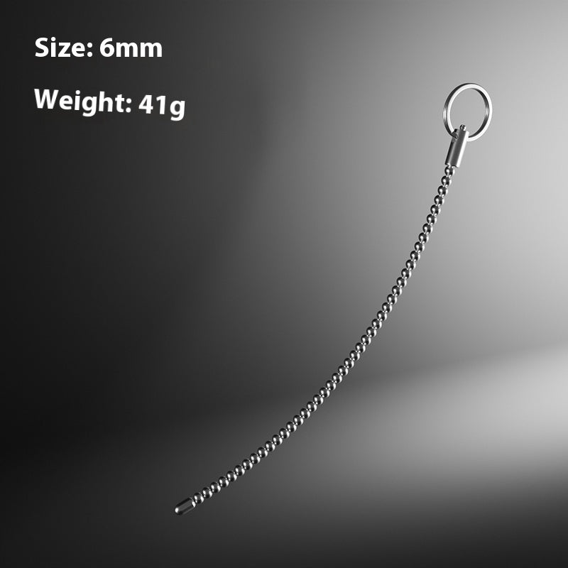 Stainless Steel Beaded Electric Urethral – Male Urethral Expansion Toy